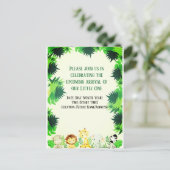 Schattige klein bos uitnodiging briefkaart (Staand voorkant)