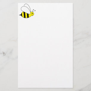 Schattige klein Bumble Bee Honey Boerderij Briefpapier