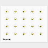 Schattige klein Bumble Bee Honey Boerderij Ster Sticker (Vel)