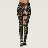 Schattige klein cowgirl patroon leggings (Achterkant)