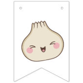 Schattige klein Dumpling Baby shower Vlaggetjes (Tweede vlag)