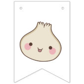 Schattige klein Dumpling Baby shower Vlaggetjes (Derde vlag)