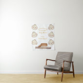 Schattige klein Dumpling Baby shower Wandkleed (In situ)