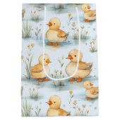 Schattige klein eendspatroon medium cadeauzakje (Achterkant)
