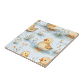 Schattige klein eendspatroon tegeltje (Zijkant)