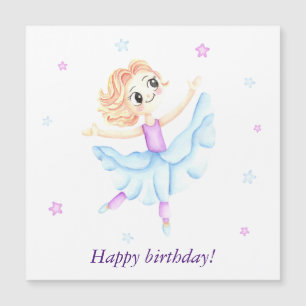 Schattige klein gember meisje ballerina