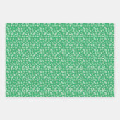 Schattige Klein Kerstmis Rendier op blauw Inpakpapier Vel (Voorkant 2)