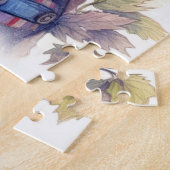 Schattige klein land meisje legpuzzel (Zijkant)