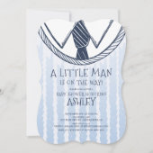 Schattige klein Man Baby shower Kaart (Voorkant)