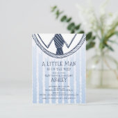 Schattige klein Man Baby shower Kaart (Staand voorkant)