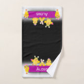 Schattige klein meisje eenden Kinder Bad Handdoek (Handdoek)