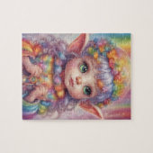 Schattige klein meisje elf legpuzzel (Horizontaal)