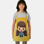 Schattige klein meisje schort (Insitu)