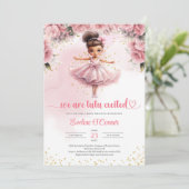 Schattige klein meisje tutu ballerina jurk Baby sh Kaart (Staand voorkant)