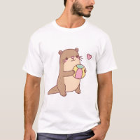 Schattige klein otterspel met strandbal