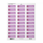 Schattige klein Pug Cadeau Etiket (Full Sheet)
