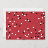 Schattige KLEIN ROOD LIEVEHEERSBEESTJE Dieren Verj Kaart (Achterkant)