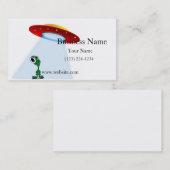 Schattige kleine Alien- en vliegenvanger Visitekaartje (Voorkant / Achterkant)