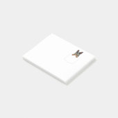 Schattige kleine Australische stierenhond in de po Post-it® Notes (Schuin)