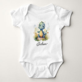 Schattige Kleine Baby Dinosaurus Romper