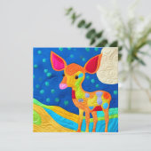 Schattige kleine Baby - Quilt-like design Kaart (Staand voorkant)