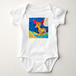 Schattige kleine Baby - Quilt-like design Romper