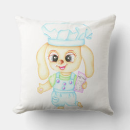 Schattige kleine bakker kussen