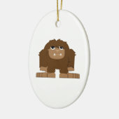 Schattige kleine Bigfoot Keramisch Ornament (Links)