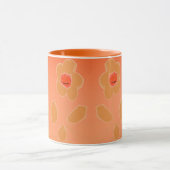 Schattige kleine bloemaccent mok (Midden)