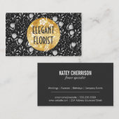 Schattige Kleine Bloemen Visitekaartje (Voorkant / Achterkant)