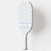 Schattige Kleine Bluebonnets Bloemen Dames Girly Pickleball Paddle (Links)
