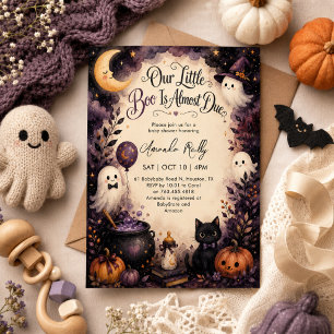 Schattige Kleine Boo Halloween Baby Shower Kaart