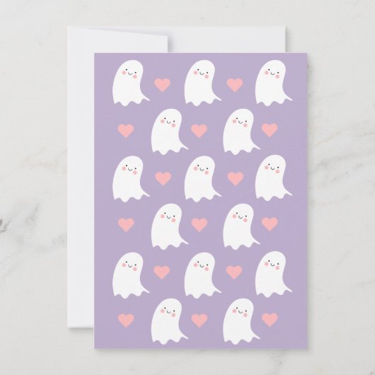 Schattige kleine boo is bijna te wijten aan Baby s Kaart (Achterkant)