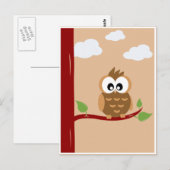 Schattige kleine boomgaard briefkaart (Voorkant / Achterkant)