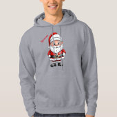 Schattige Kleine Cartoon Santa Hoodie (Voorkant)