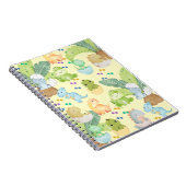 Schattige Kleine Dino Notitieboek (Rechterzijde)