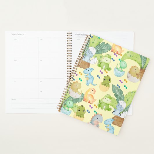 Schattige Kleine Dino Planner (Display)