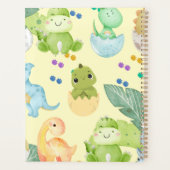 Schattige Kleine Dino Planner (Achterkant)