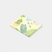 Schattige Kleine Dino Post-it® Notes (Schuin)