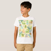 Schattige Kleine Dino T-shirt (Voorkant volledig)