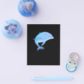 schattige kleine dolfijn dier flyer (Enkel)