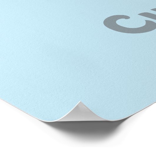 Schattige kleine draak poster (Hoek)