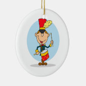 schattige kleine drummer keramisch ornament (Rechts)