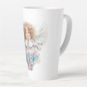 Schattige Kleine Engel  Latte Mok (Rechterhoek)