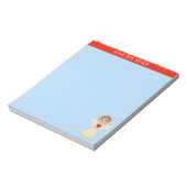 Schattige Kleine Engel Notitieblok (Linkerzijde)