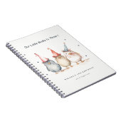 Schattige Kleine Feestvogels Kids Verjaardagsgaste Notitieboek (Rechterzijde)