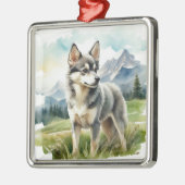 SCHATTIGE KLEINE FLUFFY KLEE KAI DOG METALEN ORNAMENT (Links)