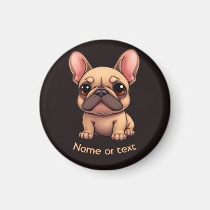 Schattige Kleine Franse Bulldog Huisdier Hond Dier Magneet