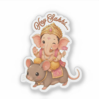 Schattige Kleine Ganesha Sticker