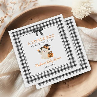 Schattige Kleine Geest Halloween Baby Shower Servet